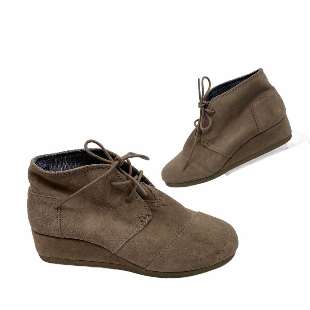 Toms Brown Wedges Platform | Womens 4.5